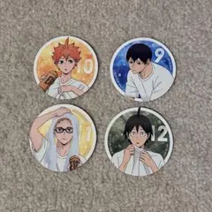 ハイキュー　アニメイト特典　ステッカー 日向翔陽　影山飛雄　月島蛍　山口忠