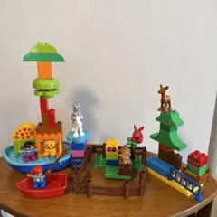 LEGO duplo 動物たくさんそのまま遊べるよ！