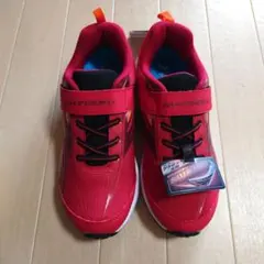 【新品・未使用品】瞬足　スニーカー　レッド　23.0EE