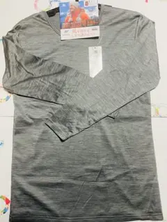 BREEZETEX グレー 長袖シャツ Lサイズ 暴風対策商品