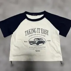CHIP CLIP ラグランTシャツ 半袖 ホワイト ネイビー