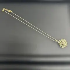 ゴールド 花模様 ペンダント ネックレス