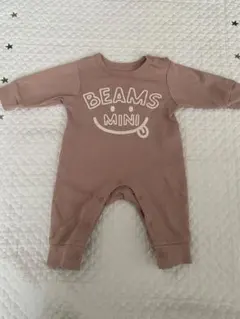 BEAMS mini ロンパース くすみピンク　70cmのサムネイル