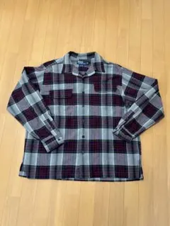 90s Polo ralph lauren SKI CAMP ネルシャツ