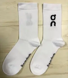 ON オン ランニング ソックス 靴下 ホワイト 白