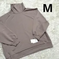 新品タグ付き❣️THE SHOP TK タートルネック 長袖 ベージュ M