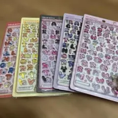 【国内正規品】　サンリオ ボンボンドロップシール5種