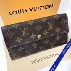 【美品】ルイヴィトン ☆ポルトフォイユサラ モノグラム 長財布 折り財布