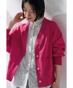 サニークラウズ　寒緋桜カーディガン　ピンクのサムネイル