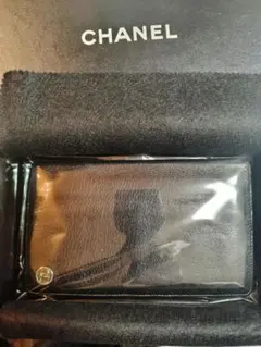 CHANEL ブラックレザー 長財布