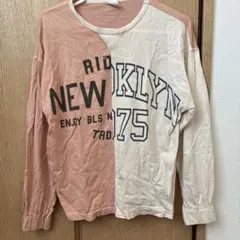 ZARA 長袖tシャツ13-14歳 ピンク/ホワイト