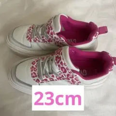 KOGYARU スニーカー 23.0cm ピンク レオパード柄のサムネイル