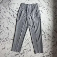 ZARA スラックスパンツ　スリムフィットパンツ　グレー