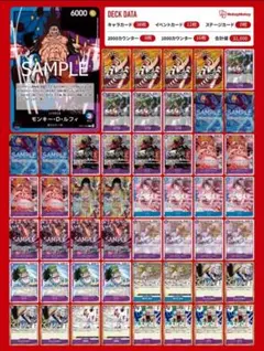 ワンピース カードゲーム 緑紫ルフィ　構築済みデッキ　必須カード4枚ずつ 緑紫)モンキー・D・ルフィ − FEATURE｜ONE PIECEカードゲーム公式