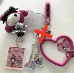 マイメロディ クロミ キーチェーン フィギュア キーホルダーセット
