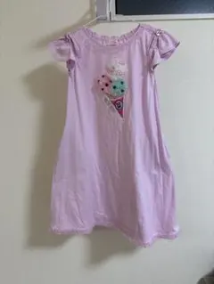 mezzo piano ピンク 半袖ワンピース　サーティワン