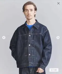 極美品 UNITED ARROWS ハイツイストデニムブルゾン XL - メルカリ