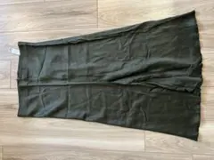 ZARA オリーブグリーン ロングスカート
