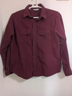 FIVE BROTHER バーガンディ 長袖シャツ XLアメリカ製