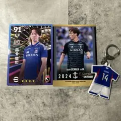 横浜F・マリノス 植中朝日選手 トレーディングカード リフレクトキーホルダー