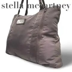 【良品】アディダスxステラマッカートニー　トートバッグ　ナイロン　ロゴプレート