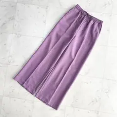 美品　ユナイテッドアローズ　ワイドパンツ　レディース　パープル　34