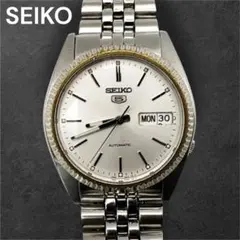 【稼働品】SEIKO5 セイコー5 7S26-3110 デイトジャスト シルバー