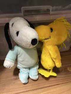 70's 80's ヴィンテージ　レトロ　スヌーピー　ウッドストック　2セット