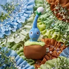【美品】ピクミン ひっこ抜きマスコット 青ピクミン ぬいぐるみ