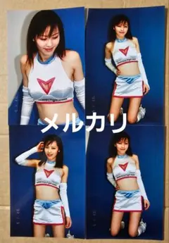 杉村陽子生写真 4枚セット⑲Weds Sportsレースクイーン（ハガキサイズ