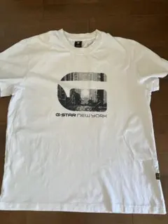 G-STAR ジースターロウ　半袖Tシャツ 白Lサイズのサムネイル