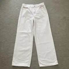 ユニクロ　ワイドストレートジーンズ