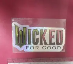 WICKED FOR GOOD ホログラムステッカー