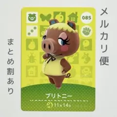 ブリトニー　amiiboカード　あつ森　ブタ