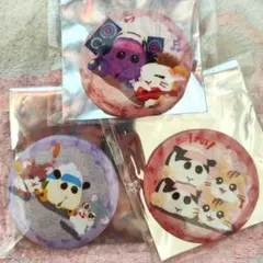 モルカー　ハム太郎　缶バッジ