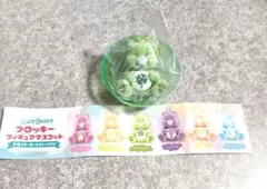 新品 ケアベア フロッキーフィギュアマスコット グッドラックベア