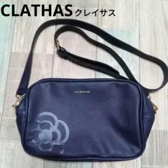 CLATHAS　ショルダーバッグ　クレイサス　ネイビー　PVC　カメリアのサムネイル