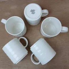 NARUMI ナルミ PATIA パティア マグカップ 磁器 WH 5個セット②