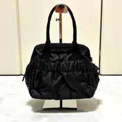 【美品】ARTISAN&ARTIST コスメポーチ バニティ 化粧 黒 希少のサムネイル