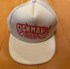 激レアプリント USA デッドストック 企業系 トラッカーキャップ