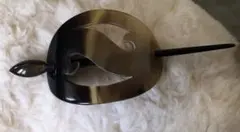 グラデーション鳥デザインヘアピン（水牛の角）