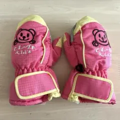くまさん　子ども用スキー手袋　M