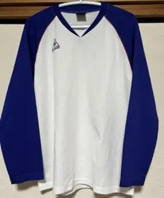 le coq sportif メッシュ長袖シャツ ホワイト/ブルーのサムネイル