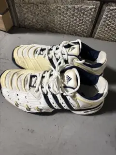 adidas テニスシューズ ホワイト/ネイビー アディダス 白紺
