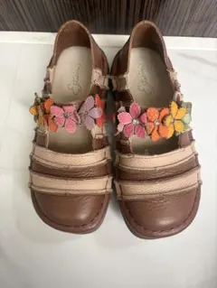 Estacion エスタシオン 花モチーフ ウェッジソールサンダル - メルカリ