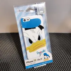 新品未使用iPhoneSE(第1世代)/5s/5対応ソフトケース ドナルドダック