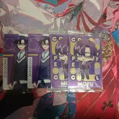 カラフルピーチ もふ ウエハース2 カード　4枚セット