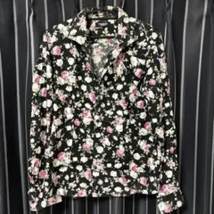 トルネードマート　フラワージャガードマルチフラワードレスシャツ