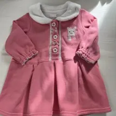 クーラクール　うさみみ襟　チュニック　ワンピース　80