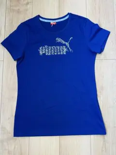 PUMA レディース 半袖 Tシャツ ブルー　Lのサムネイル